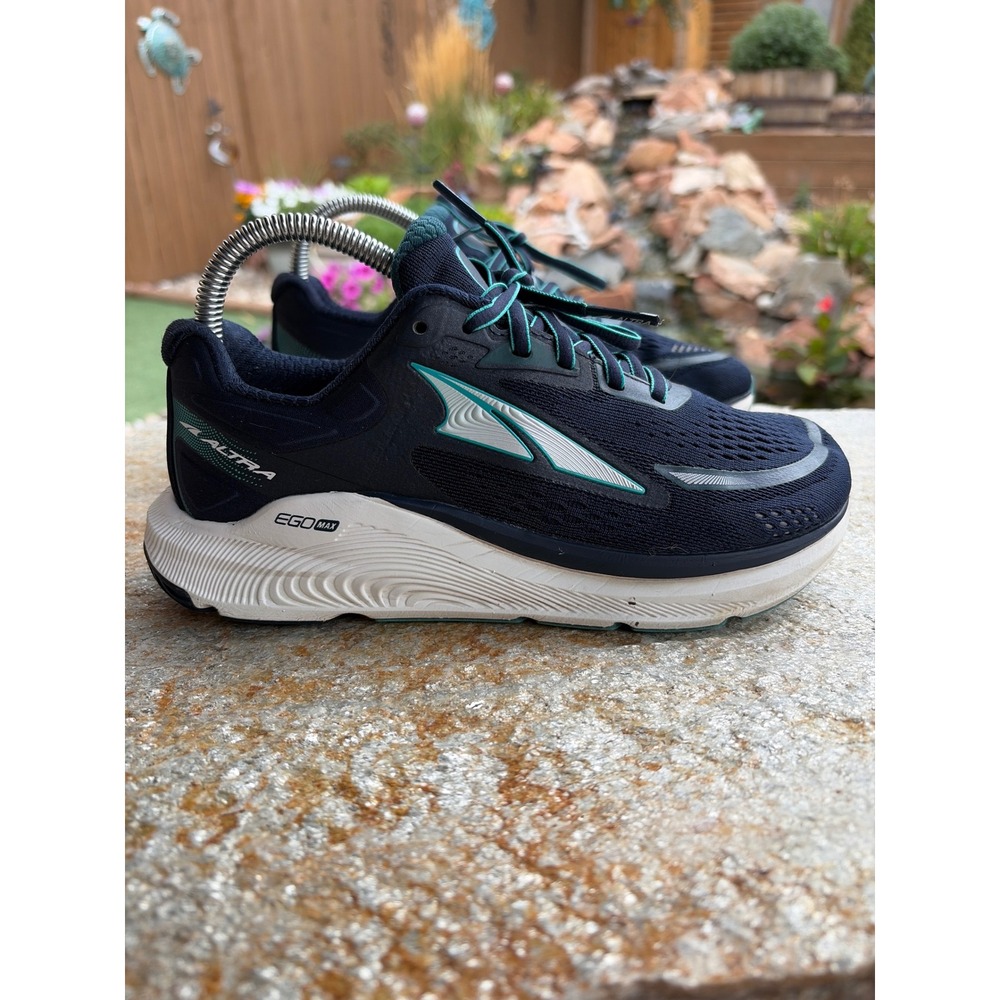 Altra Paradigm 6 Womens Navy Teal Running Shoes AL0A5484442 US 7